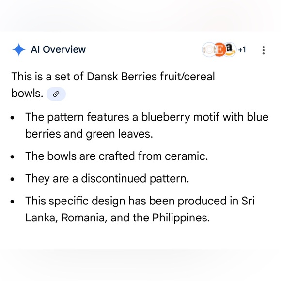 4 Dansk “Berries” 5.25” bowls. - Picture 5 of 16